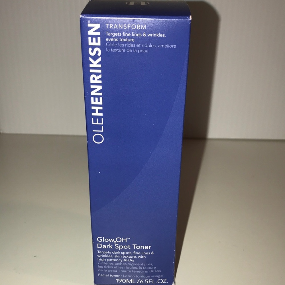 OLE HENRIKSEN GLOW2OH DARK SPOT TONER 6.5oz NEW